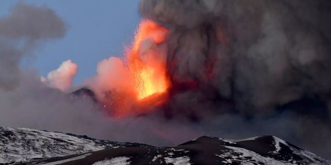 etna feuer vulkan