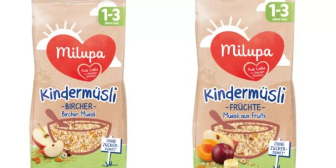 Milupa hat zwei seiner Kindermüsli zurückgerufen. milupa