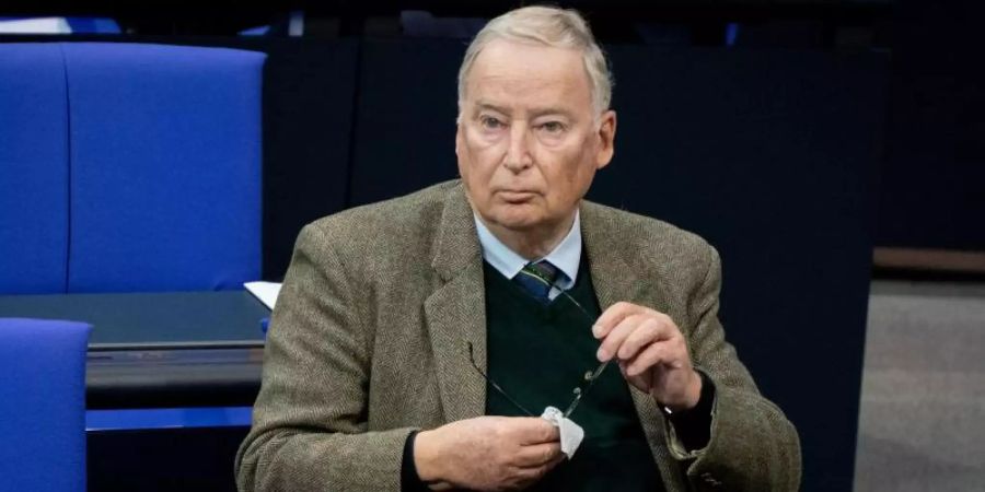 «Dafür entschuldige ich mich als Fraktionsvorsitzender»: Alexander Gauland. Foto: Kay Nietfeld/dpa