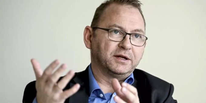 Frank Werneke, Verdi-Vorsitzender, spricht in einem Interview. Frank Werneke vereinte dienstleistungsgewerkschaft