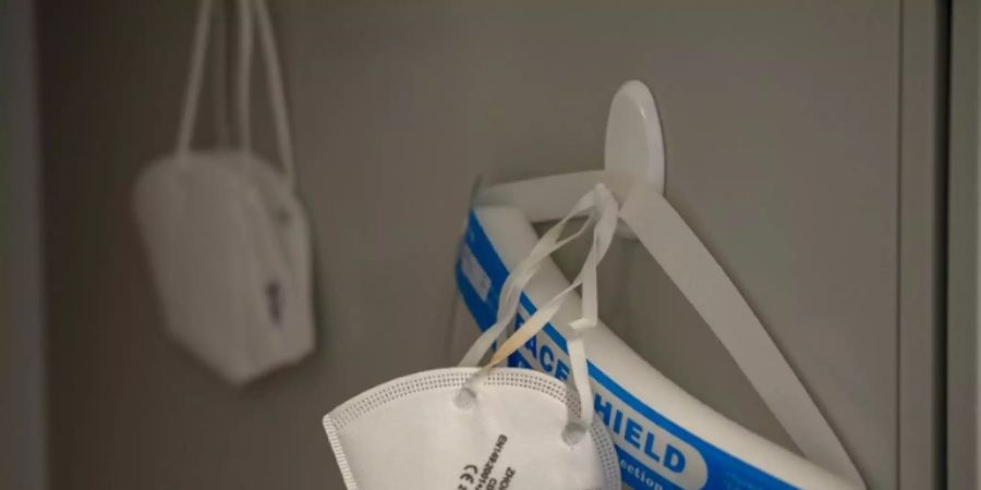 FFP2-Maske in einem Münchner Klinikum