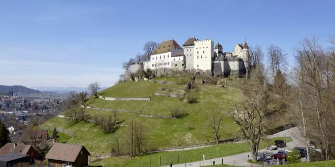 Das Schloss Lenzburg. schloss lenzburg