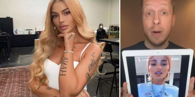 «Tippex-Fresse» - Oliver Pocher macht sich über Loredana lustig