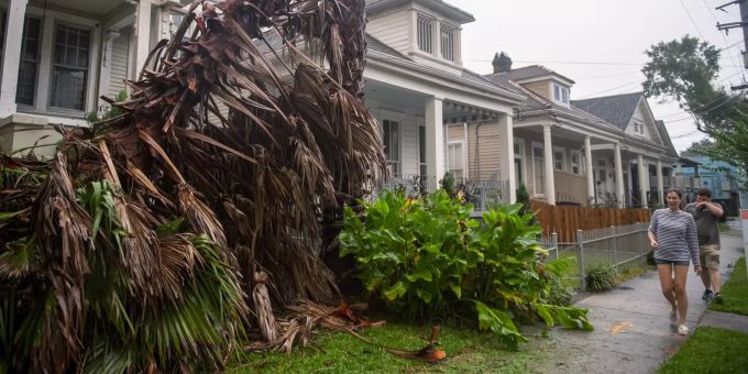 Der Hurrikan «Zeta» hat in New Orleans für erste Schäden gesorgt. Tropical Weather Zeta Hurrikan