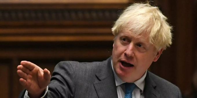 Der britische Premierminister Boris Johnson Der britische Premierminister Boris Johnson