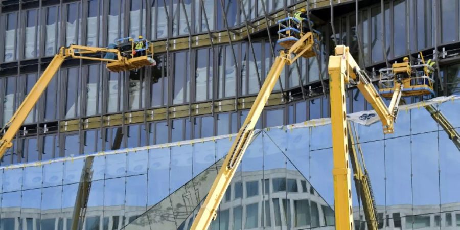 Bauarbeiten an Gebäude in Berlin