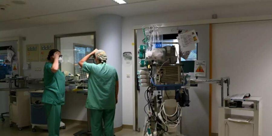 Mitarbeiter in einem Krankenhaus