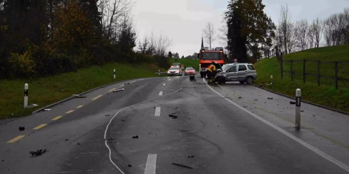 Unfall in Wittenbach.