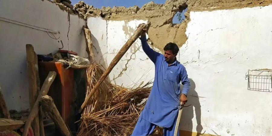 Trümmer nach einem Erdbeben in Pakistan