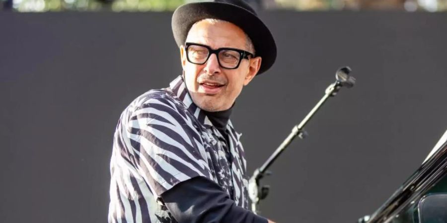 Jeff Goldblum am Klavier. Foto: Daniel Deslover/ZUMA Wire/dpa