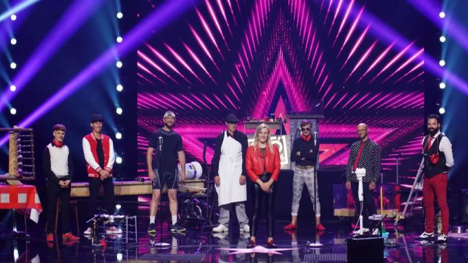 Die Bands «Les Fo'Plafond». Les Fo'Plafond