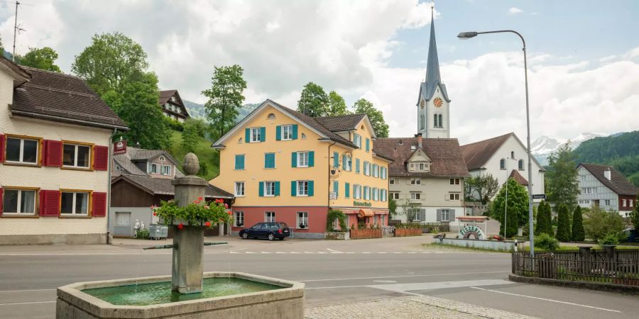 Hauptstrasse bei Nesslau.