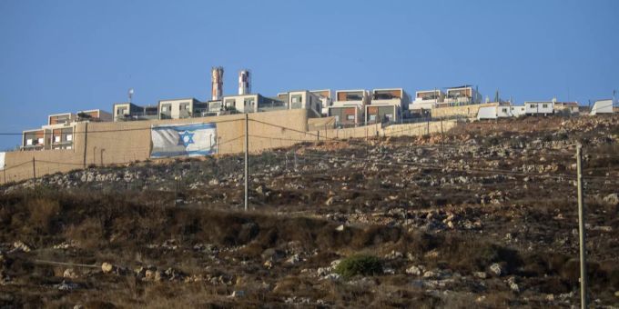 Israelische Siedlung in Palästina Siedlung