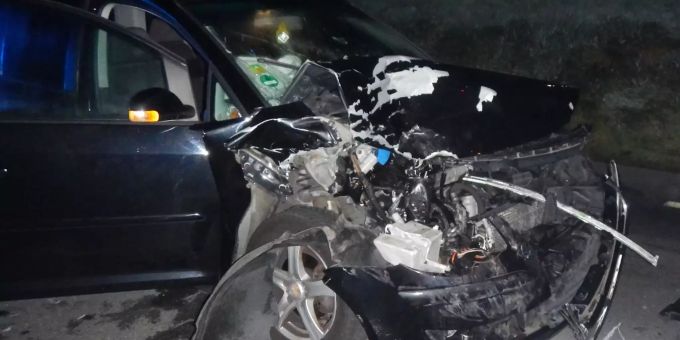 Bei der Auffahrkollision wurde eine Person verletzt.