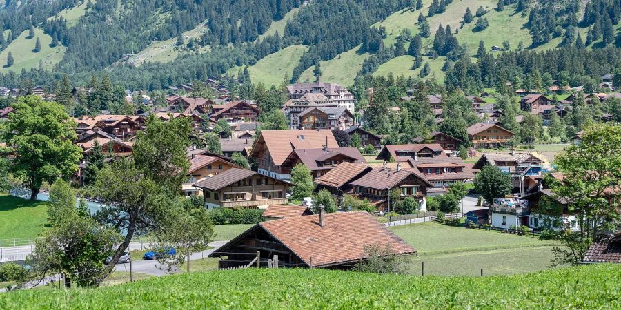 Blick auf Kandersteg.