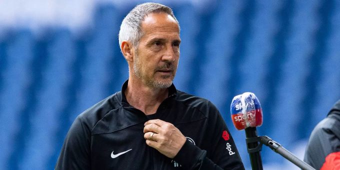Adi Hütter, Trainer von Borussia Mönchengladbach. Adi Hütter Borussia Mönchengladbach