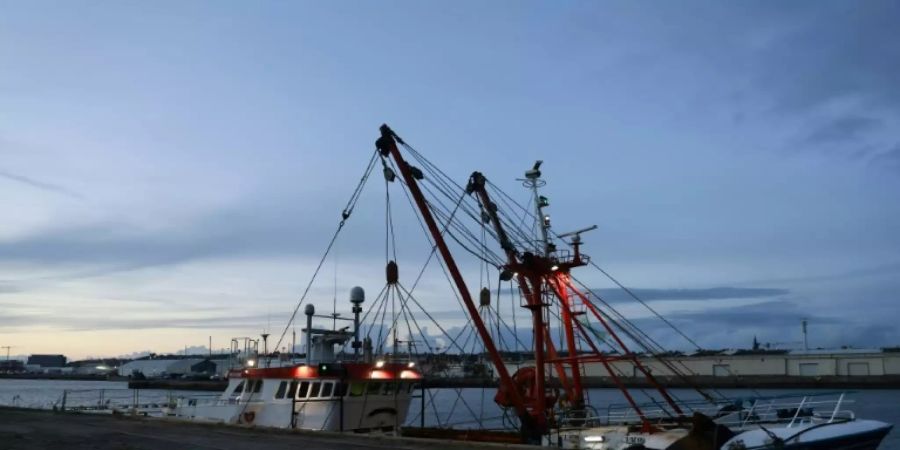Archivaufnahme des britischen Fischkutters