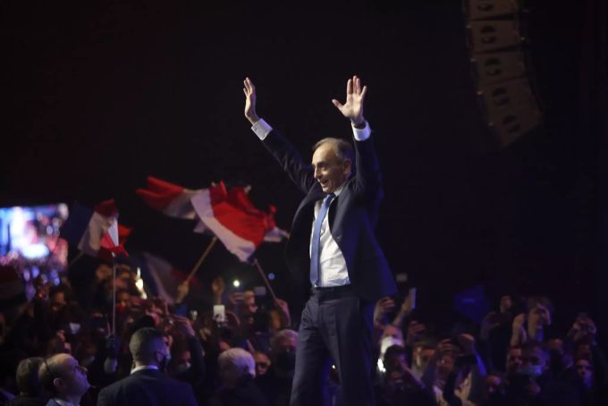Eric Zemmour im Wahlkampf. zemmour
