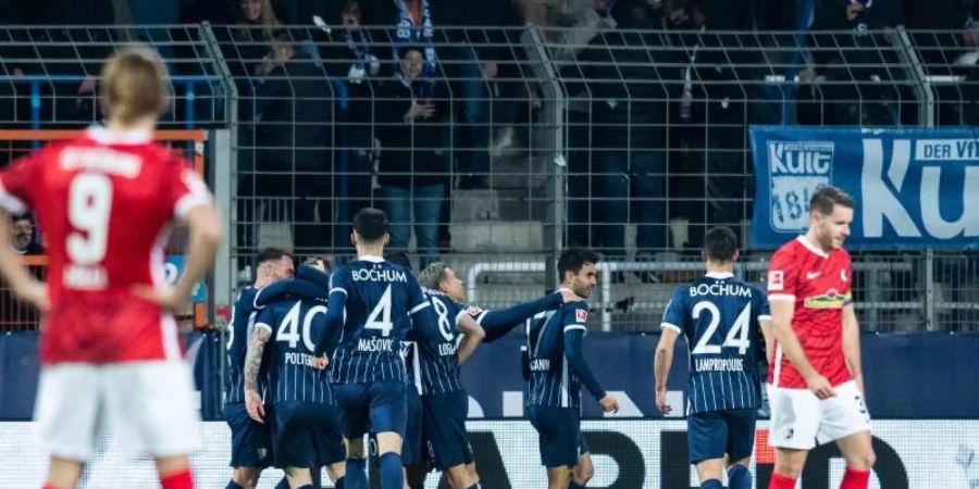 Der Vfl Bochum hat sich im Heimspiel gegen den SC Freiburg mit 2:1 durchgesetzt. Foto: Marcel Kusch/dpa