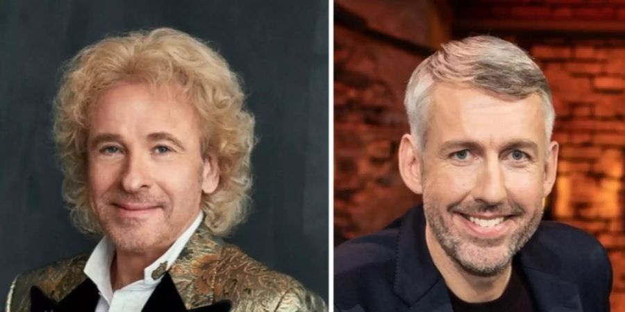 Thomas Gottschalk (l.) fuhr mit «Wetten, dass..?» wieder Traumquoten ein. Davon träumt auch Sebastian Pufpaff mit seiner «TV total»-Premiere.