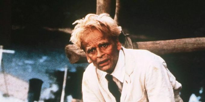 Klaus Kinski in Werner Herzogs Film «Fitzcarraldo». Klaus Kinski in Werner Herzogs Film «Fitzcarraldo».