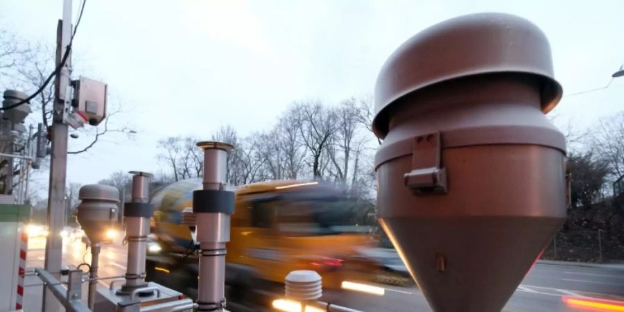 Luft-Messstation in Stuttgart