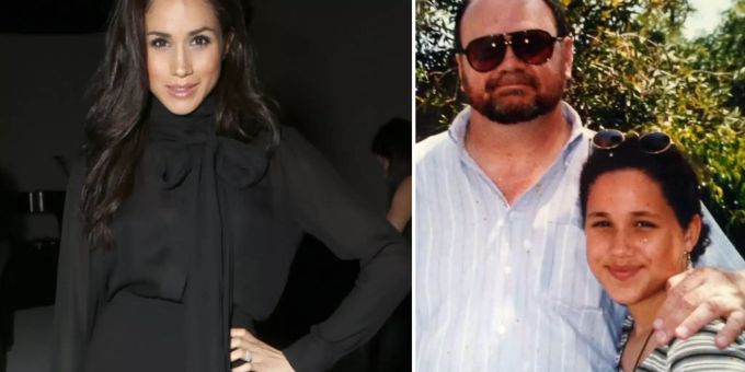 Meghan Markle und ihr Papa Thomas. Meghan Markle
