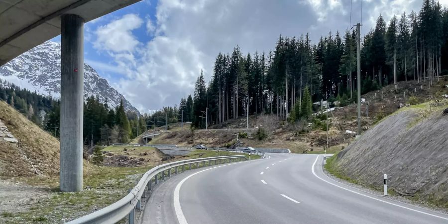 Hauptstrasse Richtung Arosa.