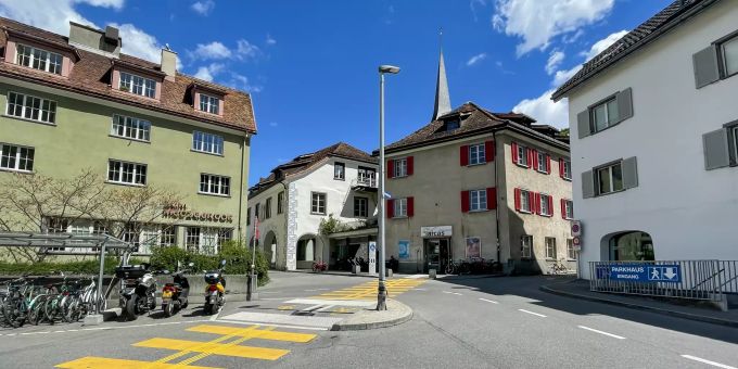 Altstadteingang Chur. Altstadteingang Chur.