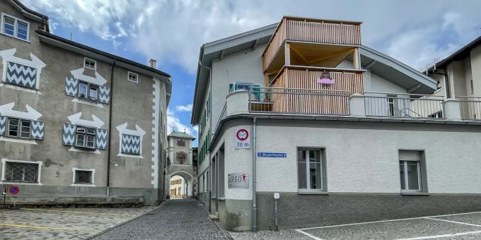 Altstadt von Ilanz. Altstadt von Ilanz.