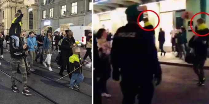 Illegale Demo - Skeptiker missbrauchten Kinder als Schutzschilder