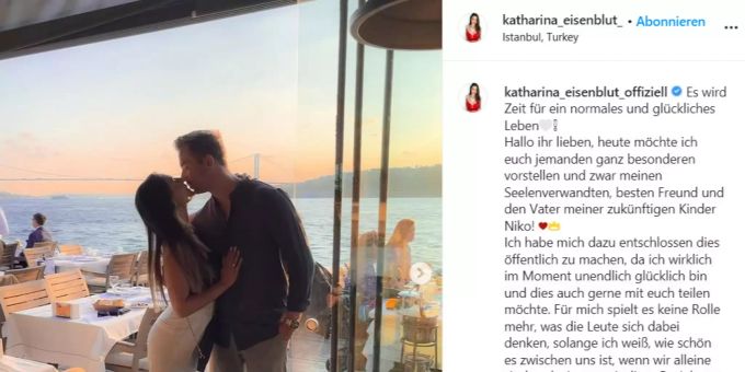 «DSDS»-Promi: Katharina Eisenblut präsentiert ihren neuen Freund. «DSDS»