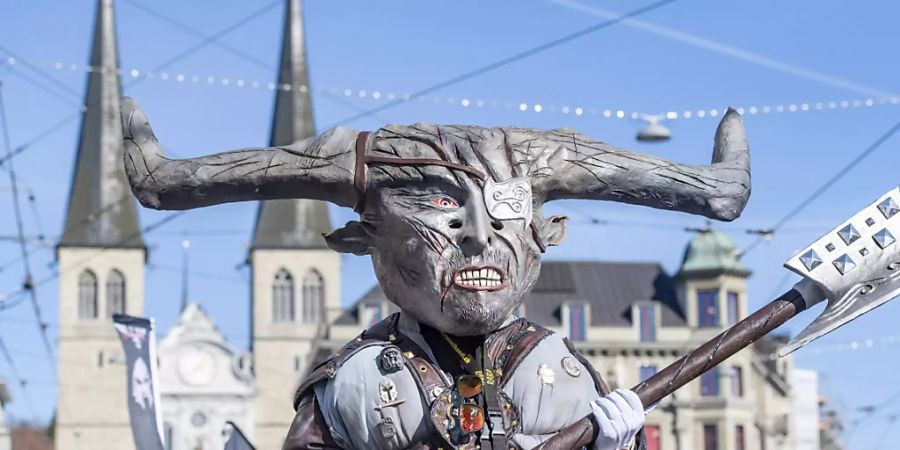 2022 sollen in Luzern wieder Fasnachtsveranstaltungen stattfinden. (Archivbild)