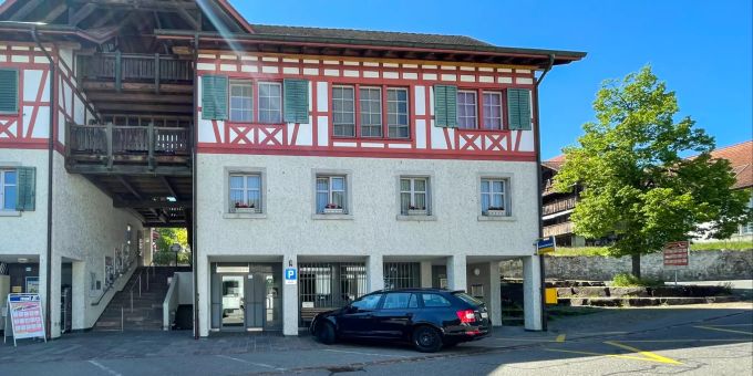 Das Gemeindehaus in Rüdlingen. Das Gemeindehaus in Rüdlingen.