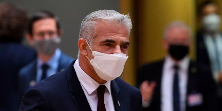Israels Aussenminister Yair Lapid in Brüssel