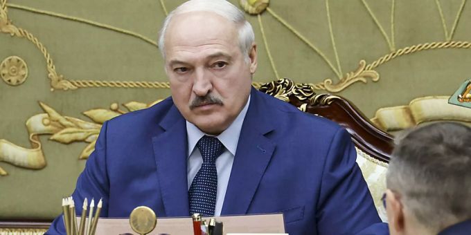 Alexander Lukaschenko, Präsident von Belarus, spricht während eines Treffens. Lukaschenko