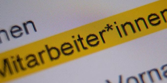 Immer mehr Hochschulen, Behörden und Unternehmen verwenden geschlechtergerechte Sprache. Nicht jeder will das mitmachen. Foto: Sebastian Gollnow/dpa Immer mehr Hochschulen, Behörden und Unternehmen verwenden geschlechtergerechte Sprache. Nicht jeder will das mitmachen. Foto: Sebastian Gollnow/dpa