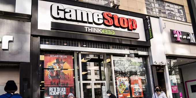 Ein Geschäft der US-amerikanischen Einzelhandelskette für Computerspiele und Unterhaltungssoftware. (Archivbild) gamestop