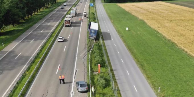 Streifkollision in Widnau.