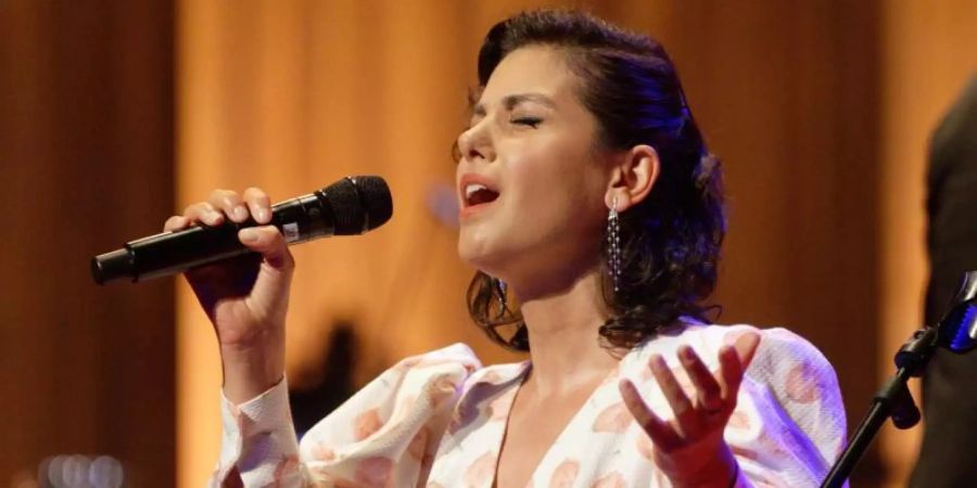 Die Sängerin Katie Melua im August bei der Verleihung der Europäischen Kulturpreise in Bonn. Foto: Henning Kaiser/dpa