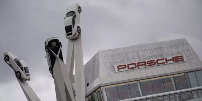 Das Porschestammwerk in Stuttgart. porsche