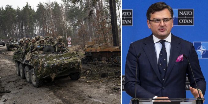 Der ukrainische Aussenminister Dmytro Kuleba hat die Nato-Mitglieder vor der russischen Offensive in den Donbass gewarnt. Ukraine Krieg
