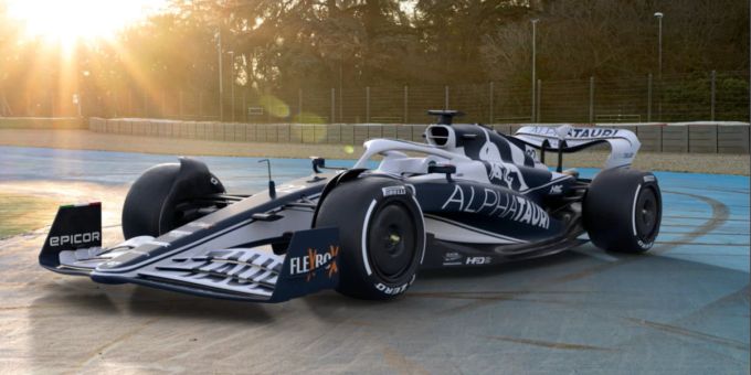 Mit diesem Auto wird Alpha Tauri in der Formel 1 an den Start gehen. Formel 1