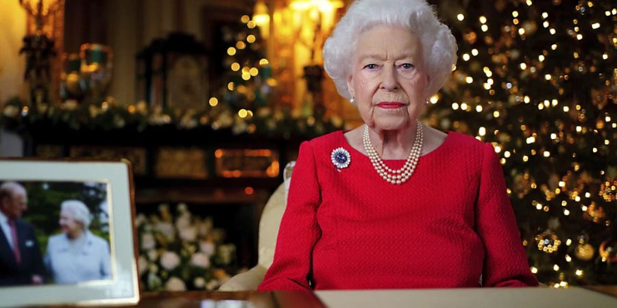 Die britische Königin Elizabeth II. bei ihrer Weihnachtsansprache im letzten Jahr. (Archivbild)