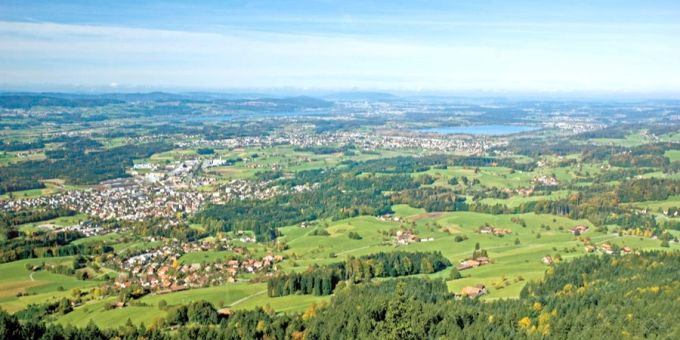 Ein Blick auf Hinwil ZH. Formel 1