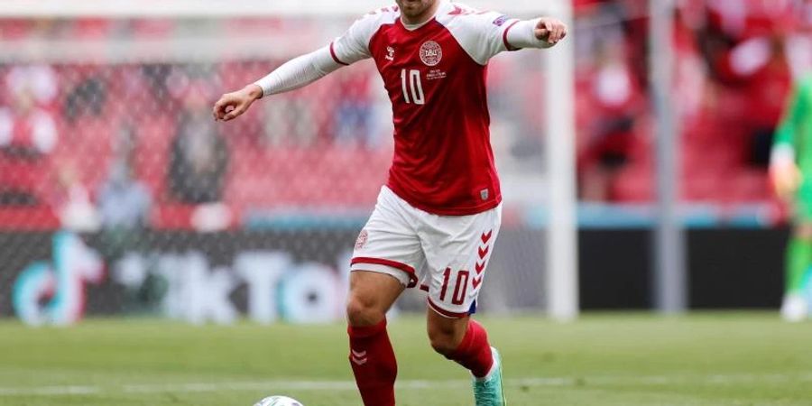 Der Däne Christian Eriksen soll vom FC Brentford verpflichtet werden. Foto: Wolfgang Rattay/POOL REUTERS/AP/dpa