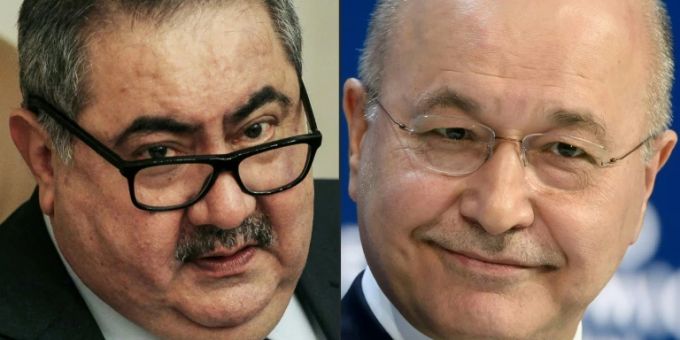 Die Präsidentschaftskandidaten Sebari und Saleh Die Präsidentschaftskandidaten Sebari und Saleh