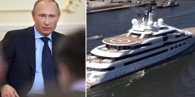 Die Scheherezade soll Russlands Staatschef Wladimir Putin gehören. Wladimir Putin