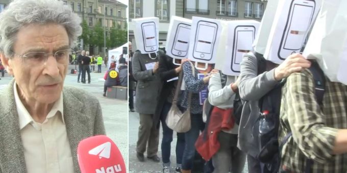 Grosse Demo in Bern - Hunderte Aktivisten fordern sofortigen 5G-Stopp
