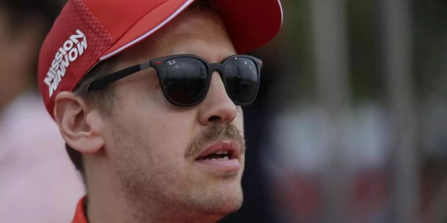 Will in Shanghai unbedingt den Sieg: Ferrari-Pilot Sebastian Vettel. Foto: Luca Bruno/AP